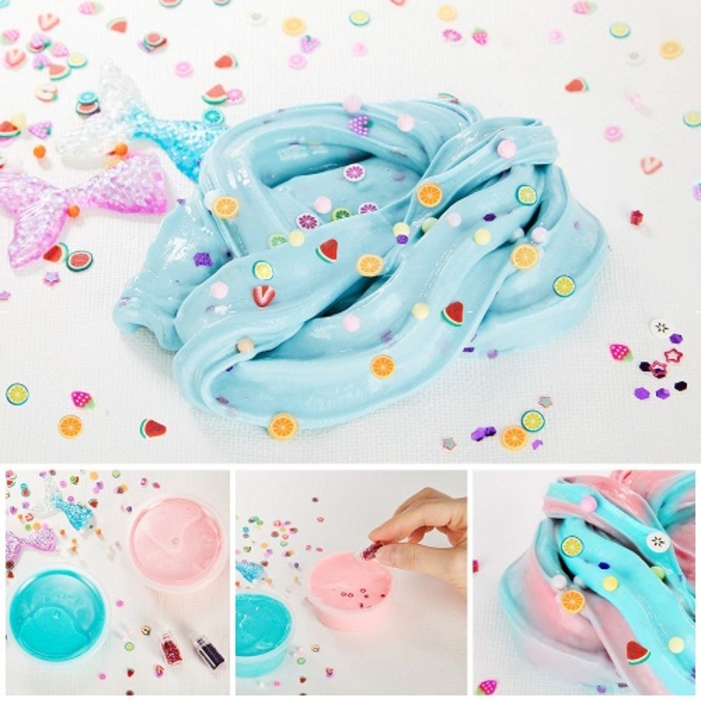 UNICORN & MERMAIDS SLIME KIT Great Gift Last One. - Picture 4 of 5